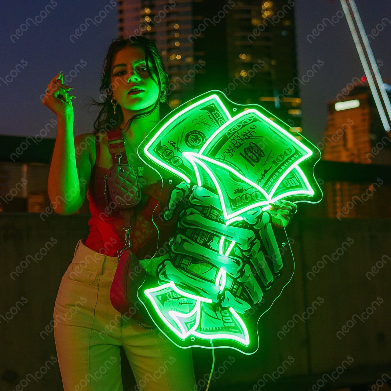 "Take my Money" LED Neon x Print by Neon Icons