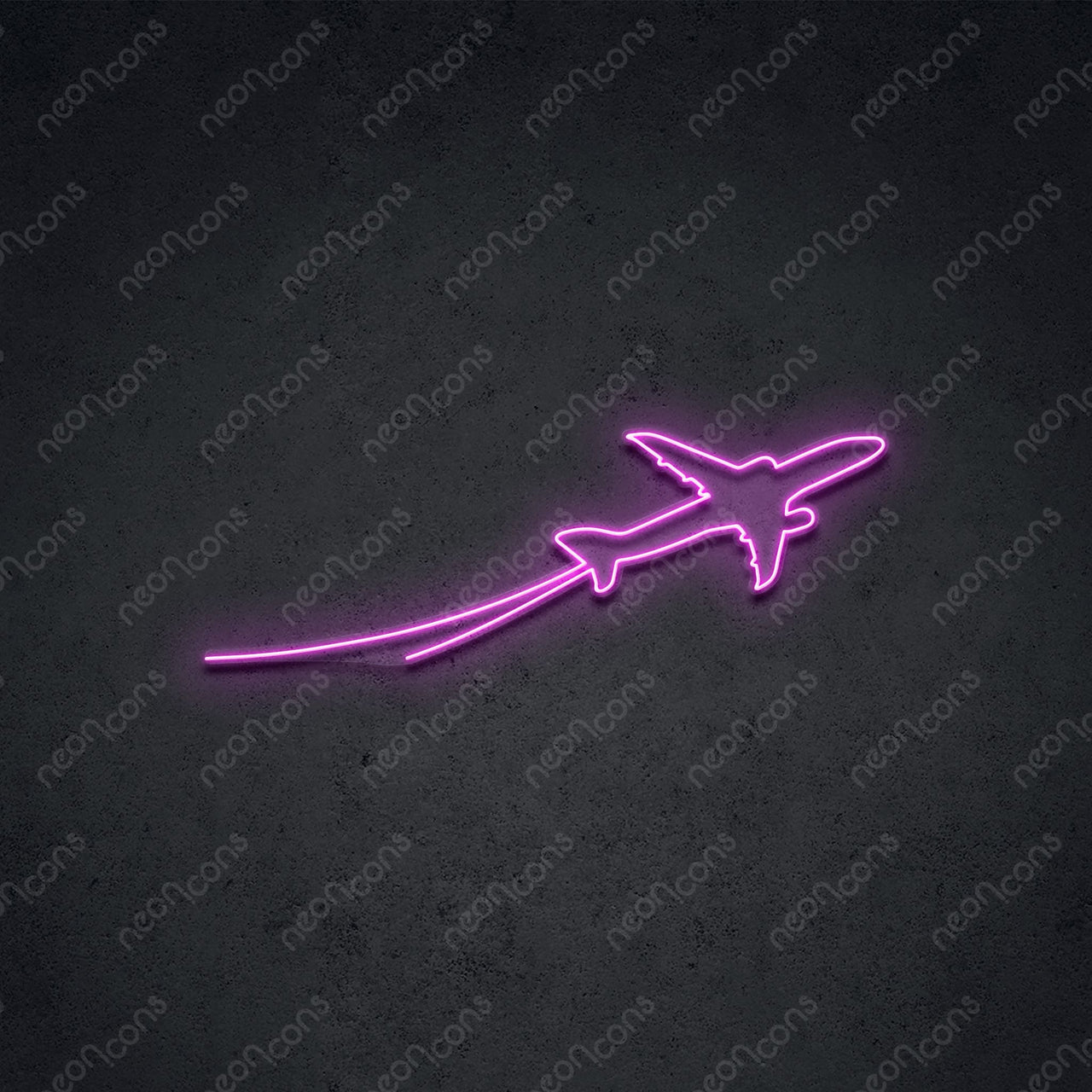 "Take Off" LED Neon 90cm (3ft) / Pink / LED Neon by Neon Icons