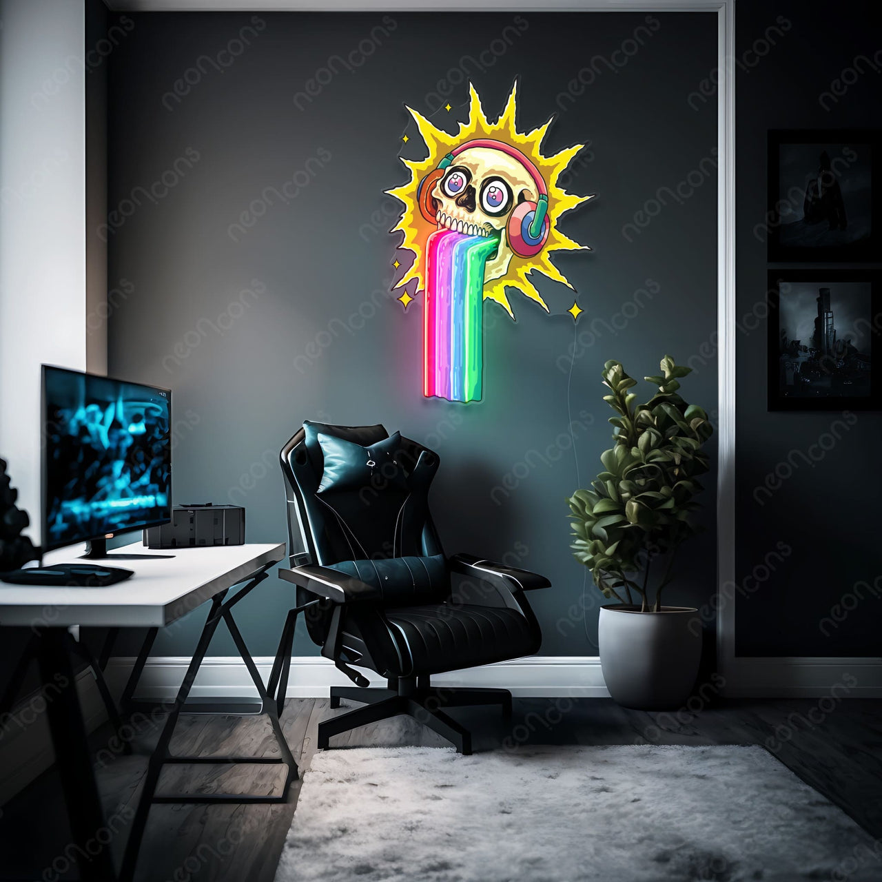 "Taste the Rainbow" LED Neon x Print by Neon Icons