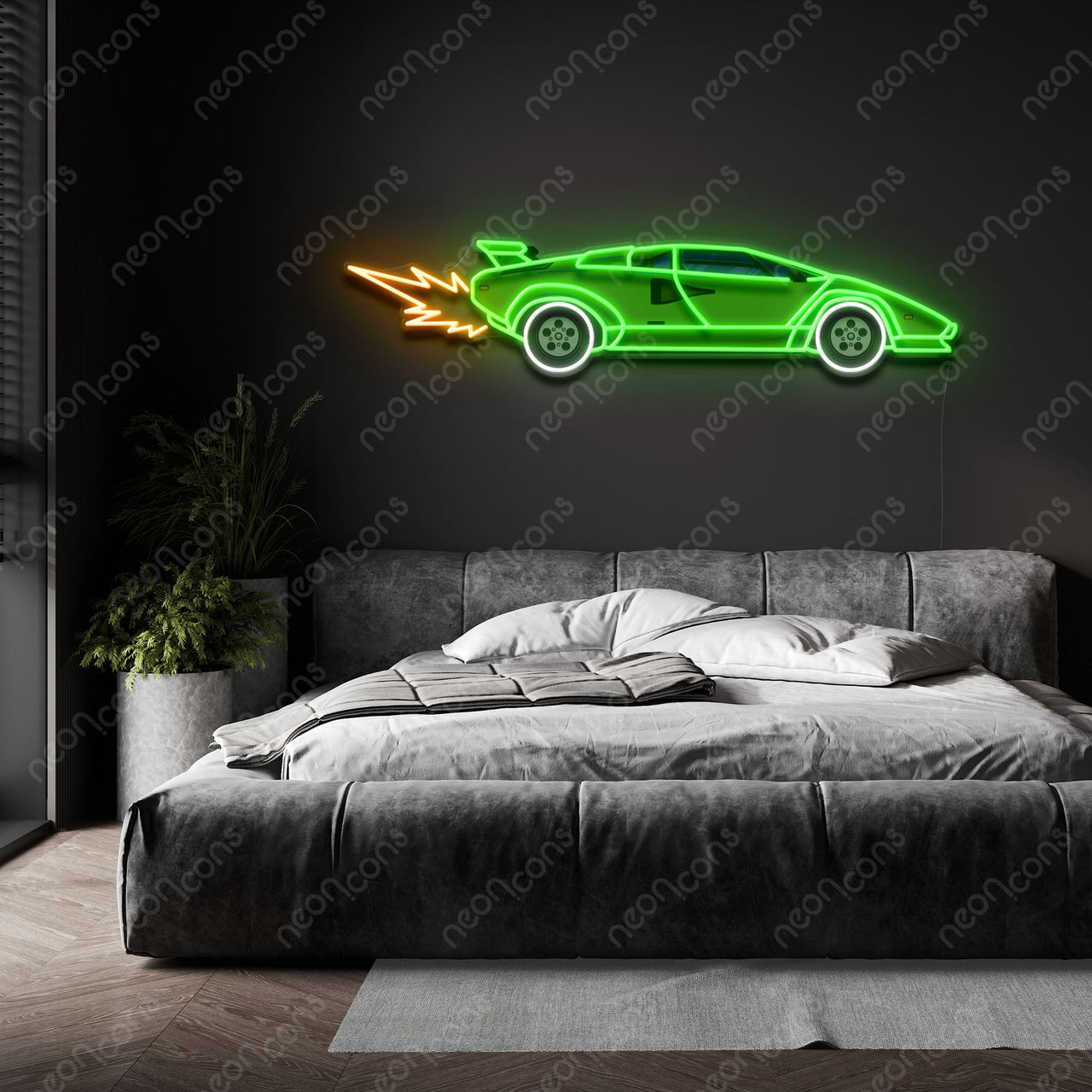 "The Bull" LED Neon x Print by Neon Icons