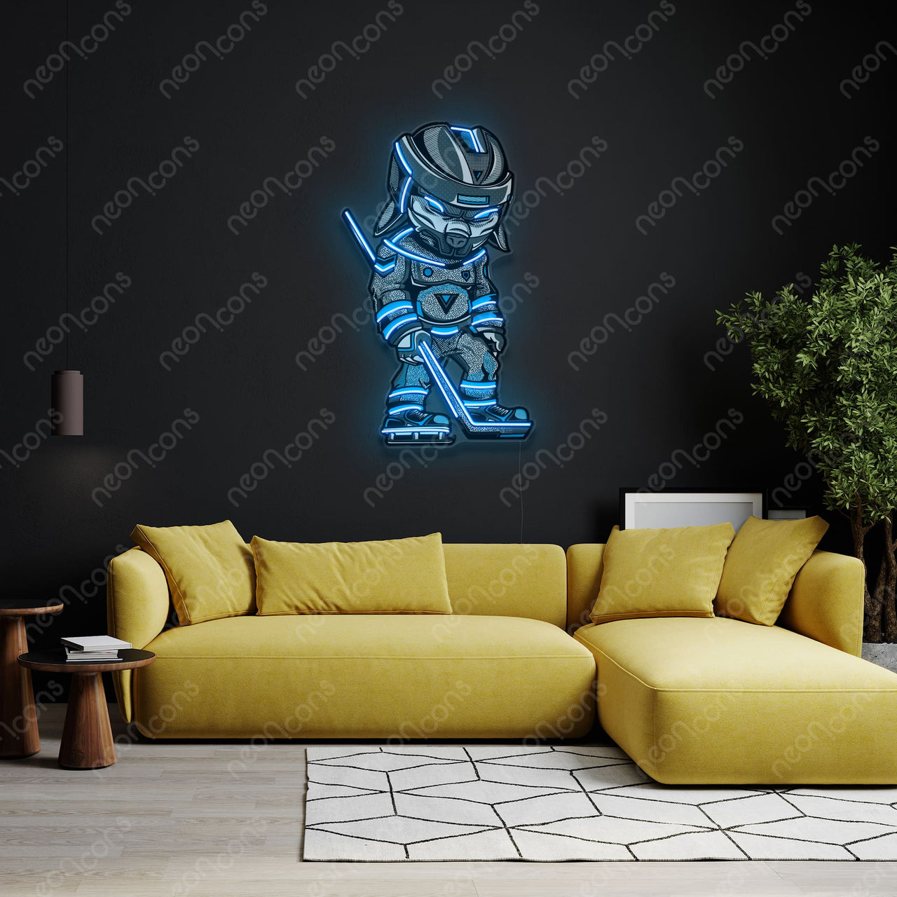 "The Great Puck" LED Neon x Print by Neon Icons