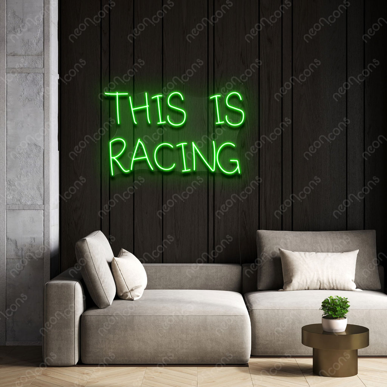 "This is Racing" LED Neon by Neon Icons