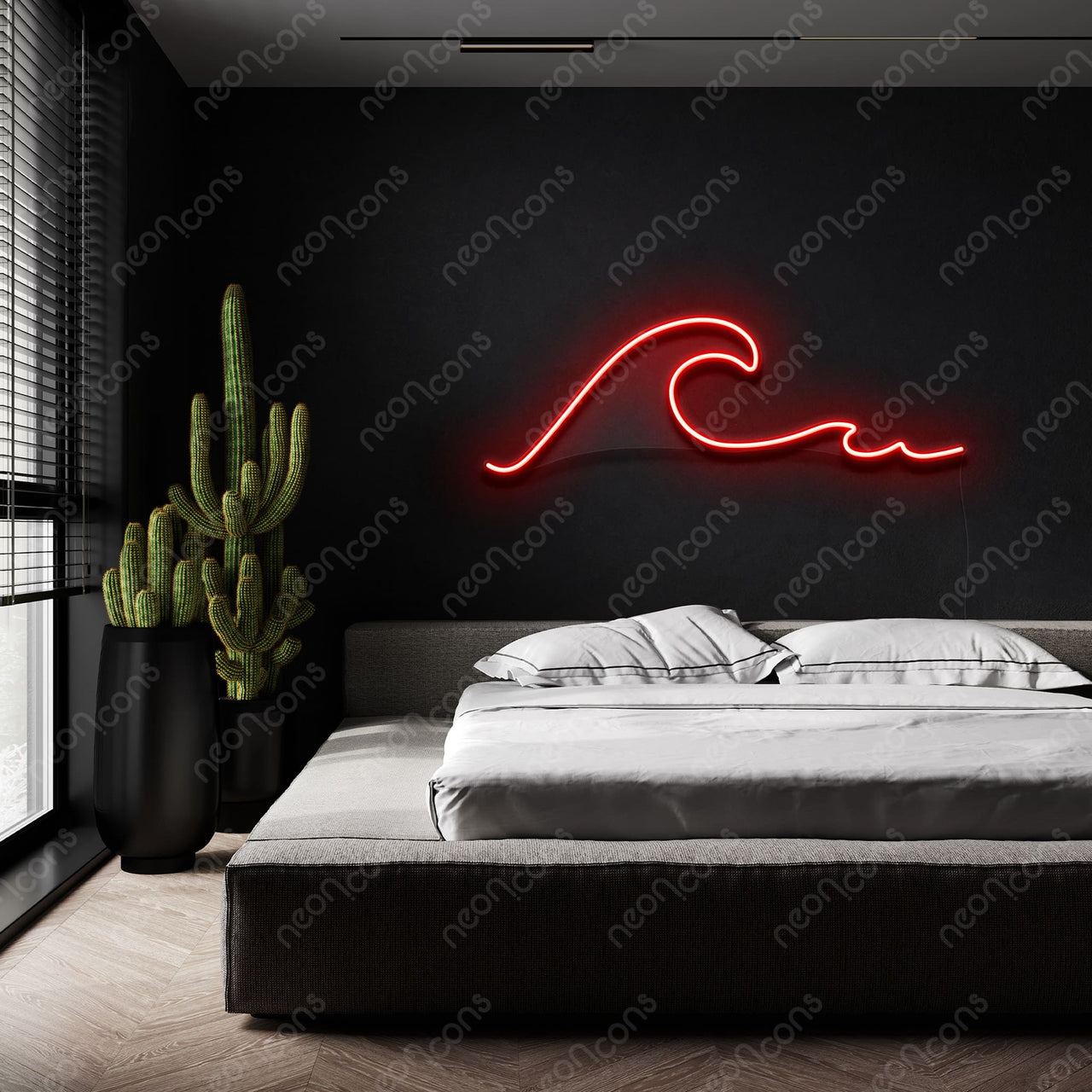 "Wavy" LED Neon by Neon Icons