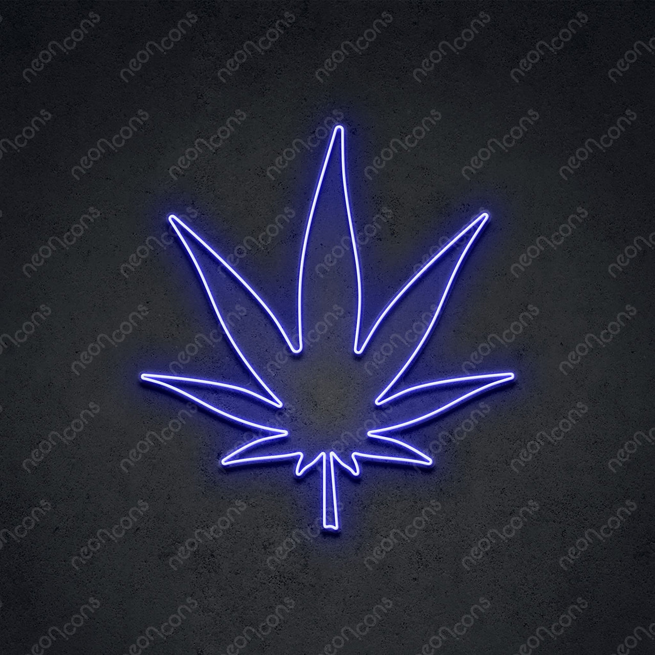 "Weed Based" LED Neon 60cm (2ft) / Blue / LED Neon by Neon Icons