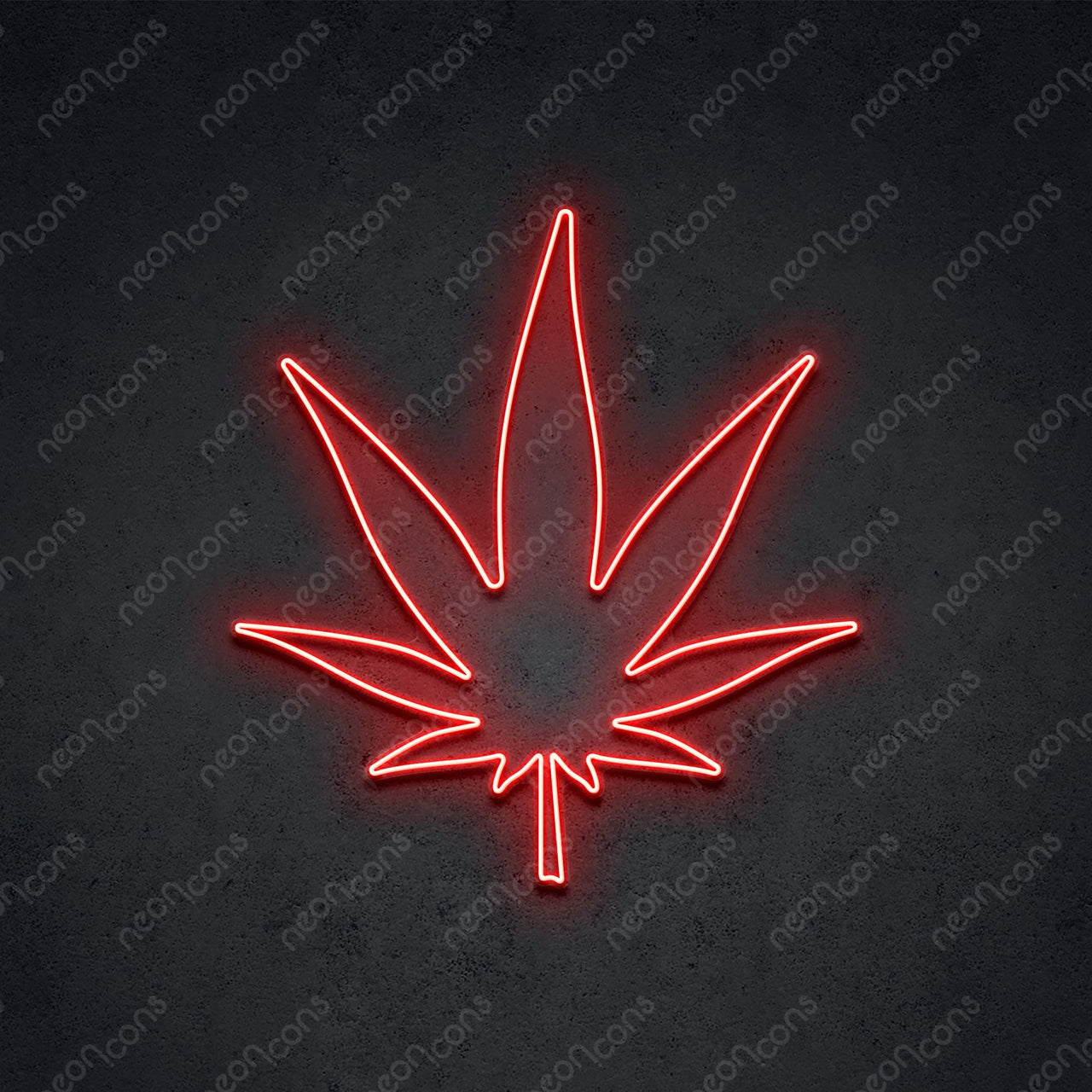 "Weed Based" LED Neon 60cm (2ft) / Red / LED Neon by Neon Icons