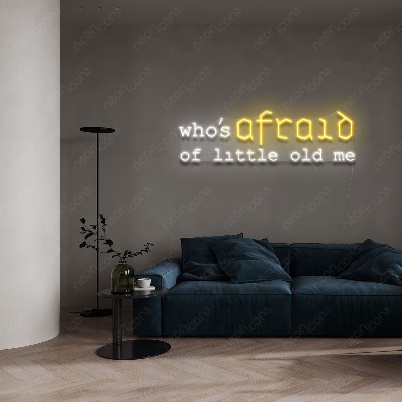 "Who Is Afraid" Neon Sign by Neon Icons