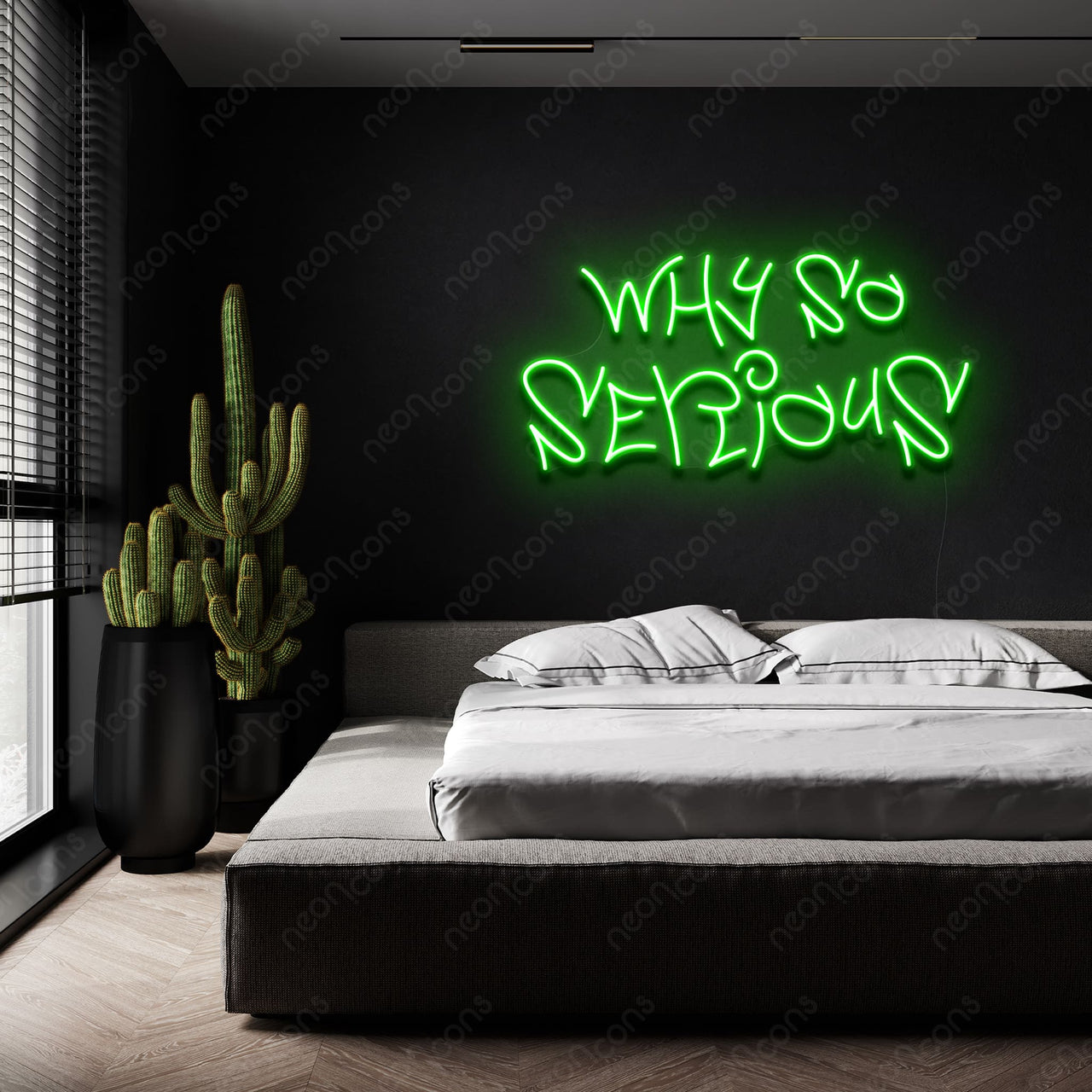 "Why So Serious" Neon Sign by Neon Icons