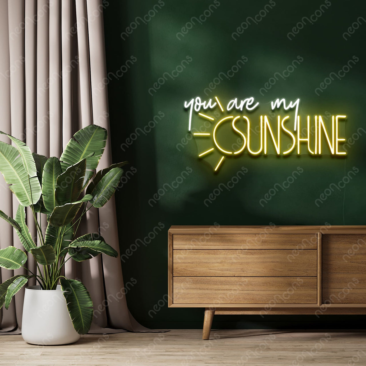 "You Are My Sunshine" LED Neon by Neon Icons