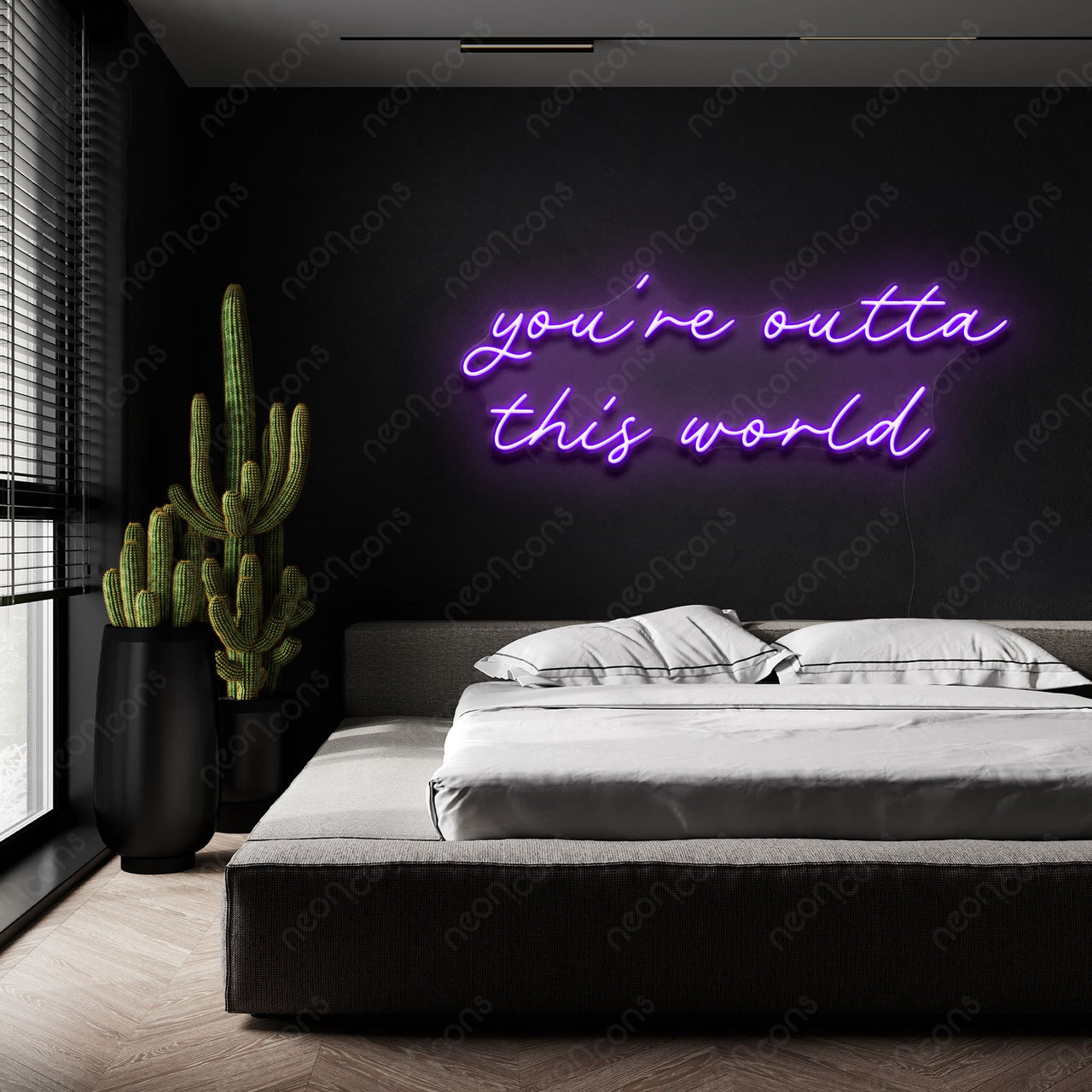 "You're Outta This World" LED Neon by Neon Icons