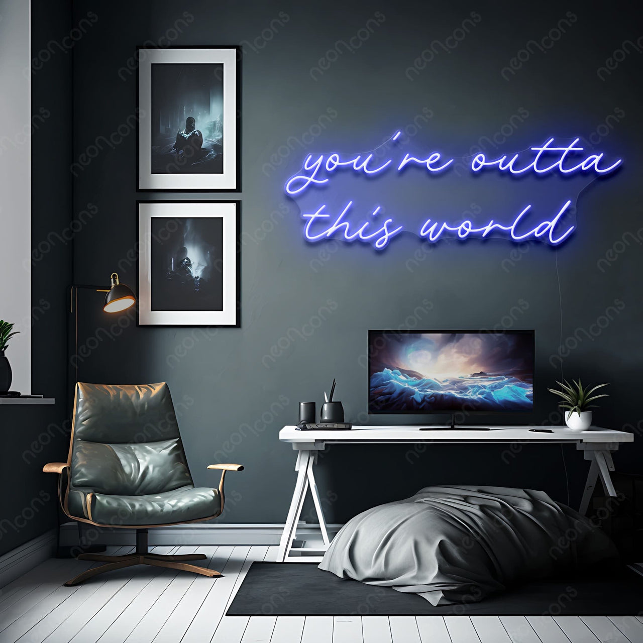 "You're Outta This World" LED Neon by Neon Icons