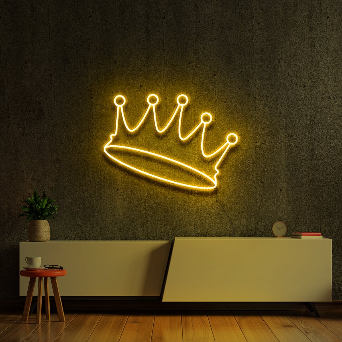 "A Crown Fit For A..." Neon Sign by Neon Icons