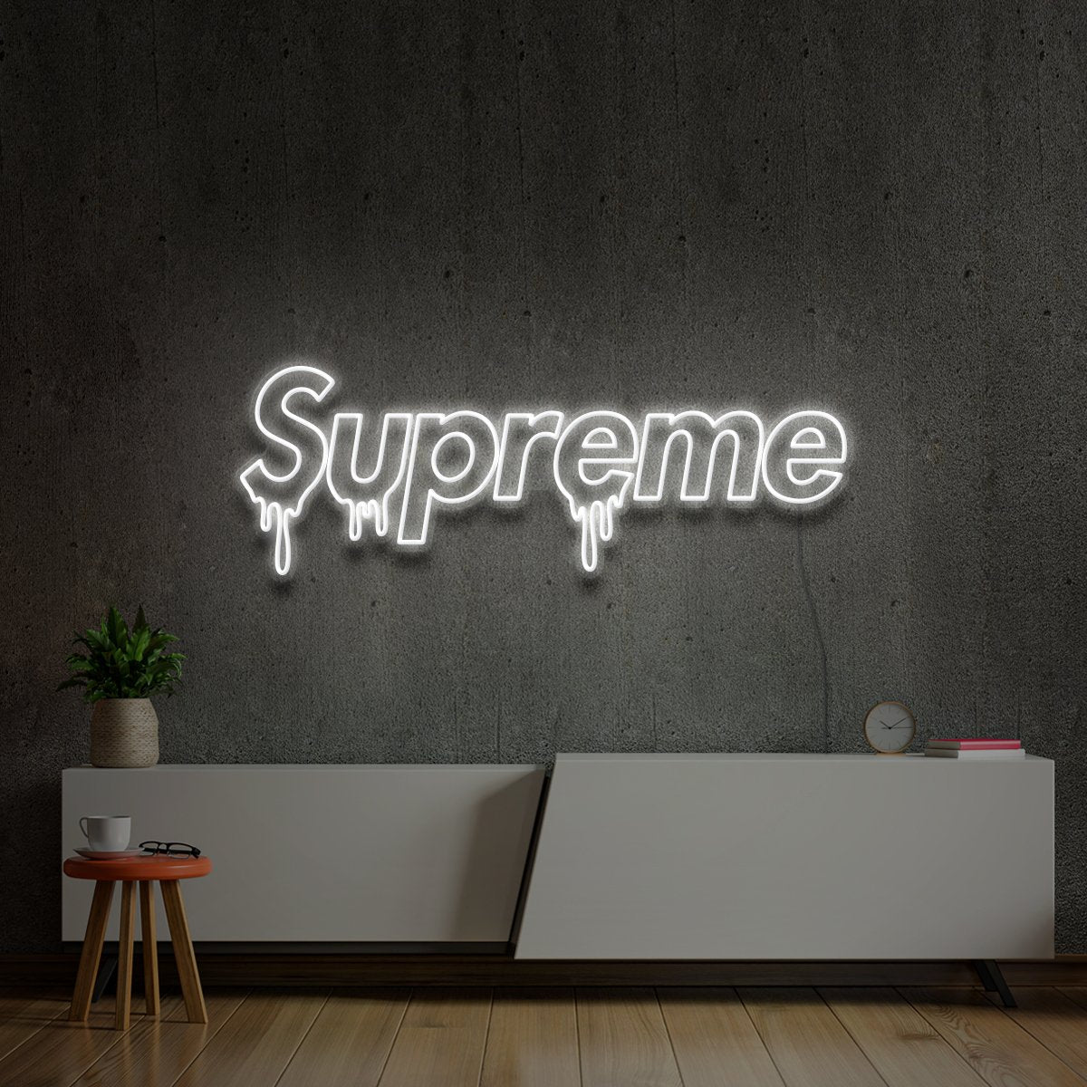 "Supreme Drip" Neon Sign by Neon Icons